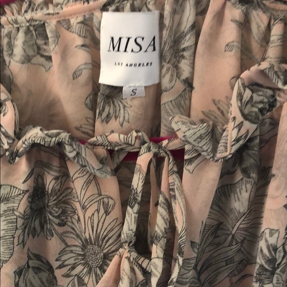 Misa skirt and top set, blush floral with gray - Picture 7 of 8